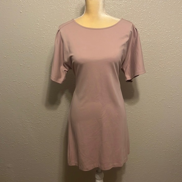 Express Mauve Tie Back Dress Size M - Picture 1 of 5